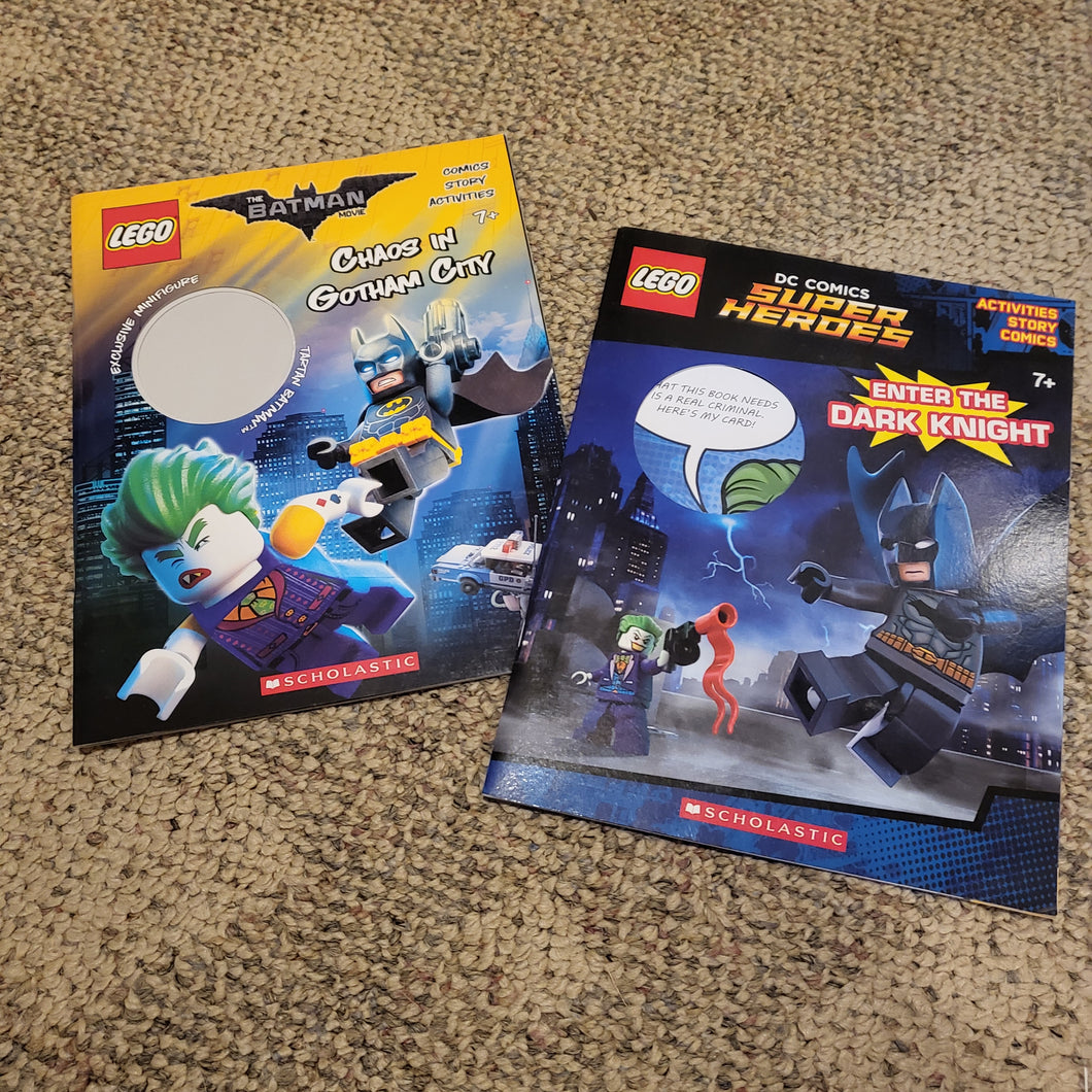 2 Lego Batman Bks: Chaos In Gotham City &Enter...