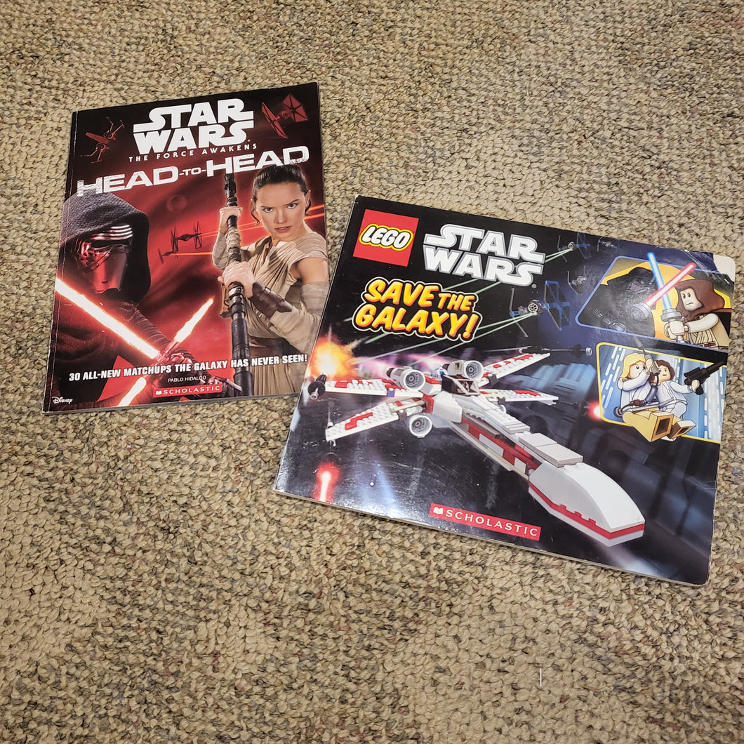 2 Star Wars Books: Save The Galaxy & Head 2 Head