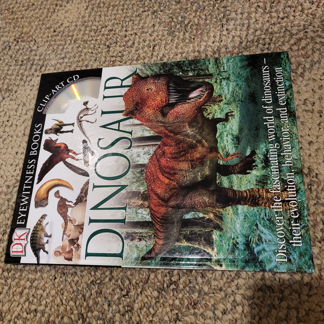 DK Dinosaur Hard Cvr Bk w/clip art, CD, posters