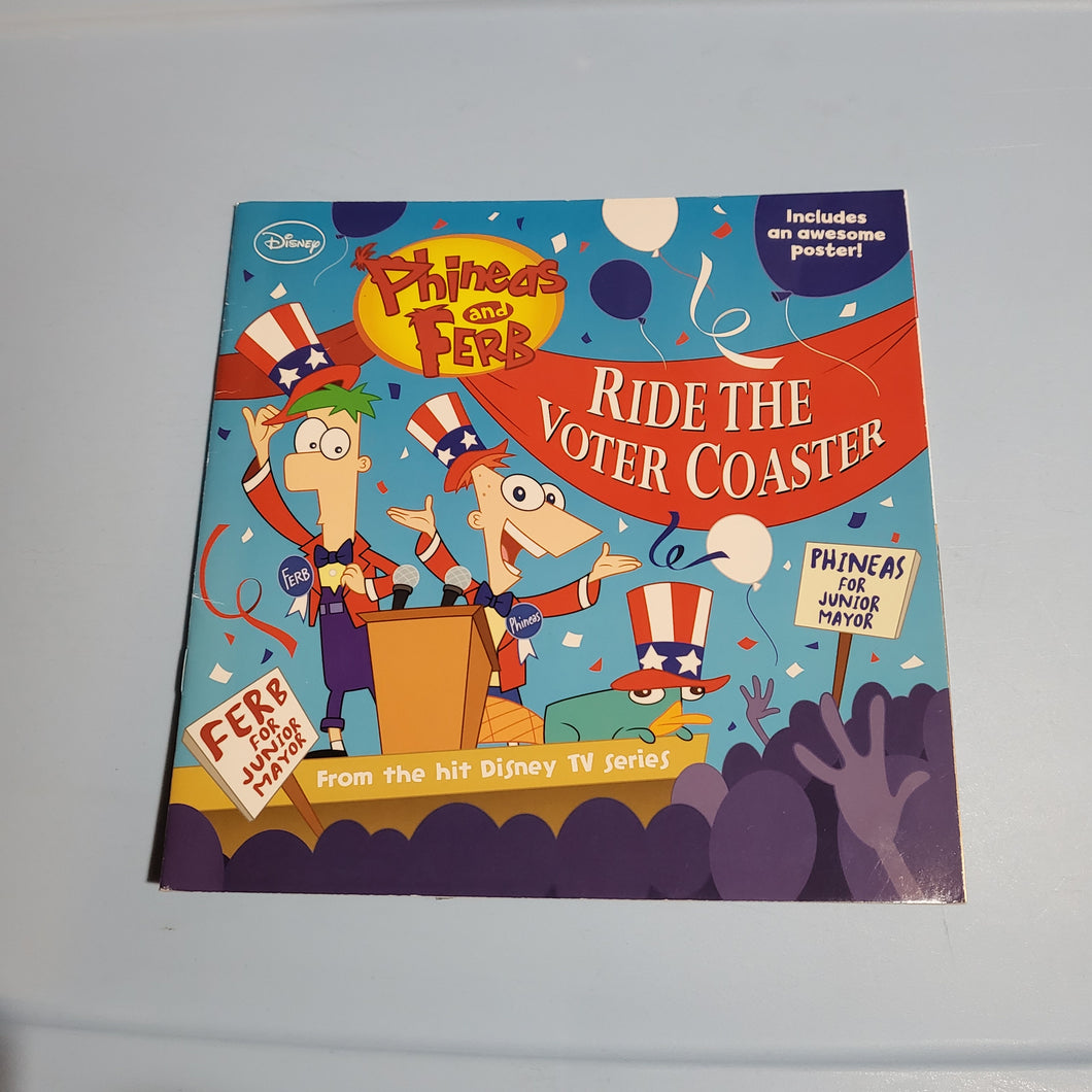Phineas & Ferb Ride the Voter Coaster