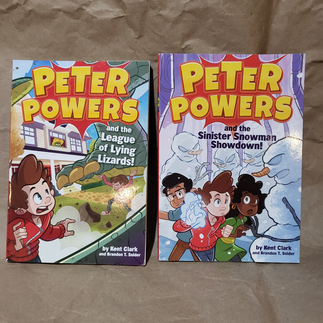 2 Peter Powers Bks #4-5 League of Lying Lizards