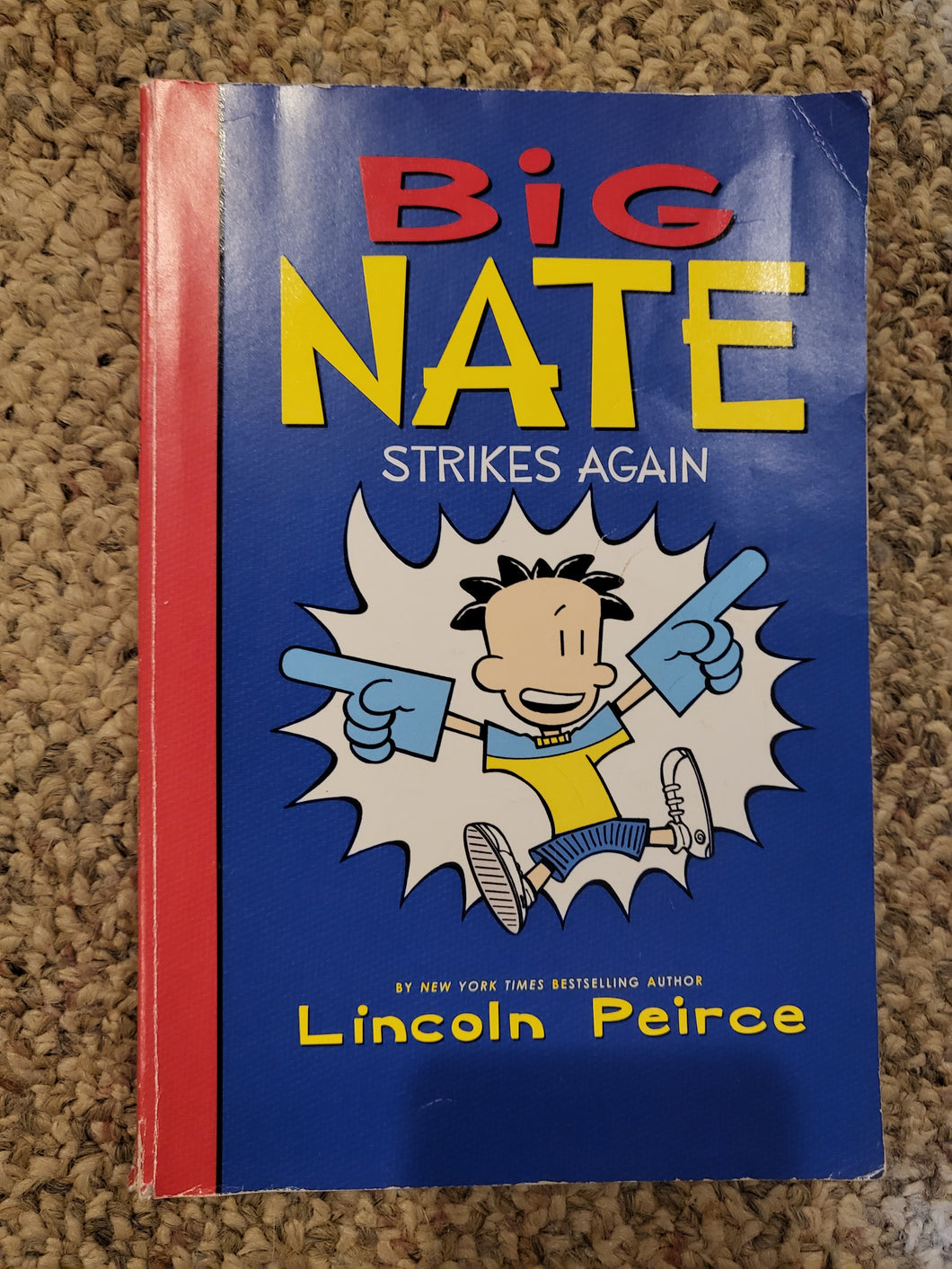 Big Nate Strikes Again Picture Comic Book