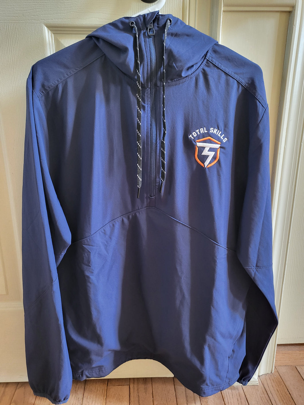 Russell Athletics Navy Windbreaker Hoody - size Mens M