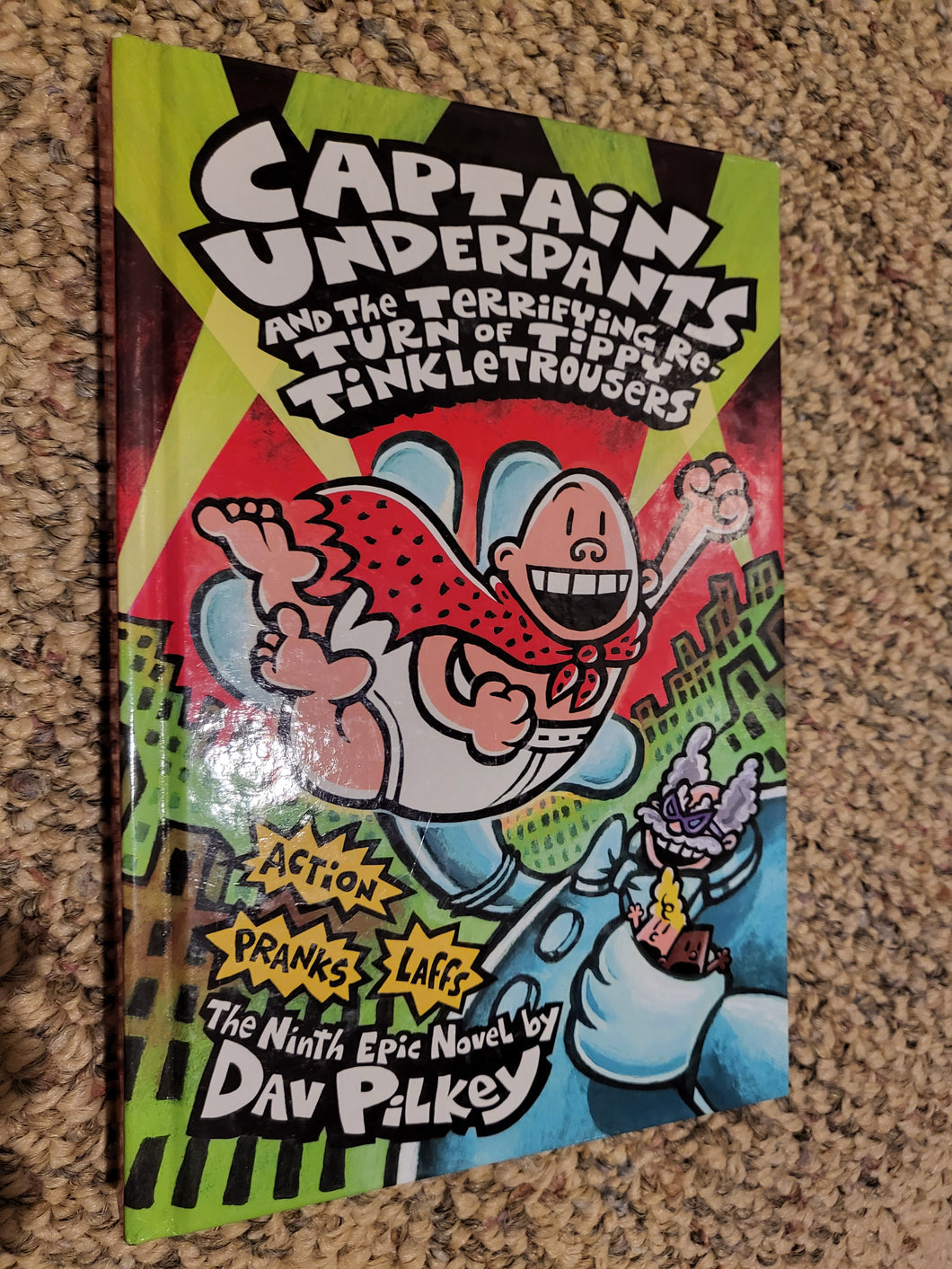 CaptUnderpants HardCover RtnOfTippyTinkleTrousers