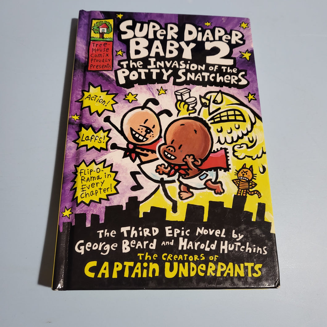 Super Diaper Baby 2 Graphic Novel hrdcvr