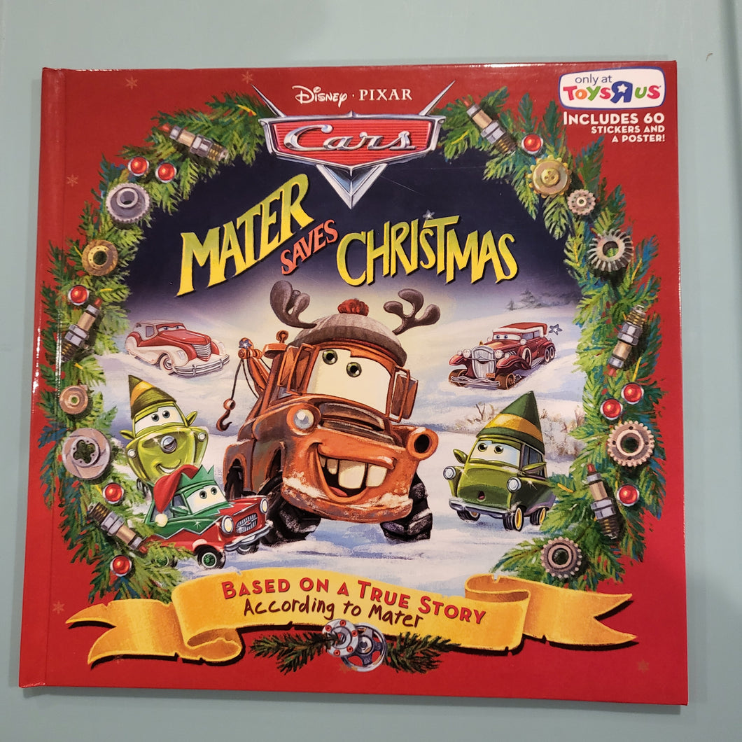DisneyPixar Cars HardCvr Mater Saves Christmas