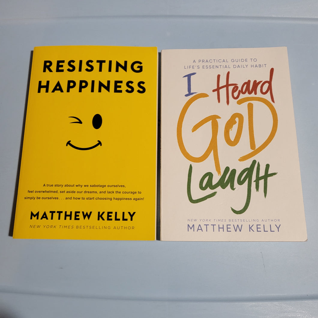 2 Bks by Matthew Kelly I heard God Laugh & RH