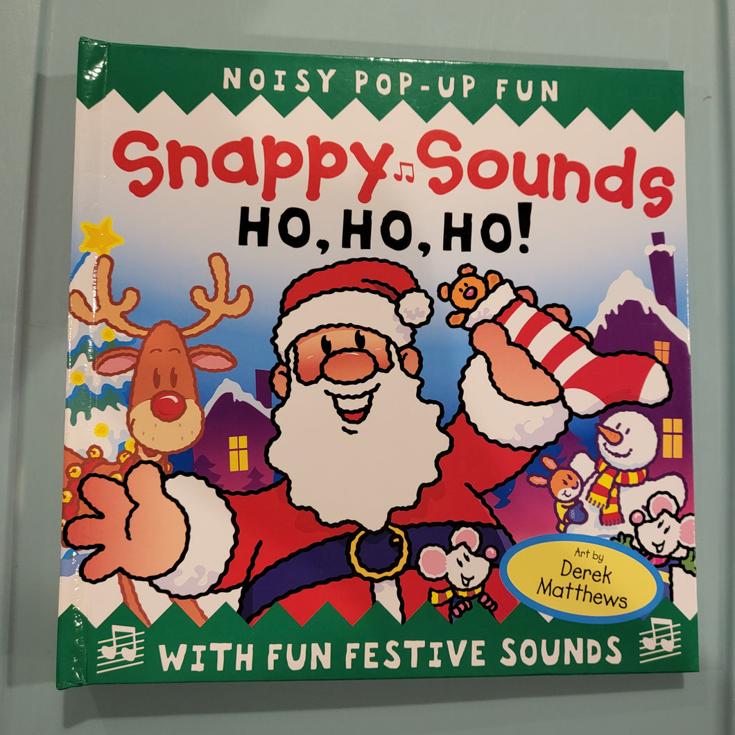 Snappy Sounds Ho Ho,Ho! Pop-up Hard Cover Book