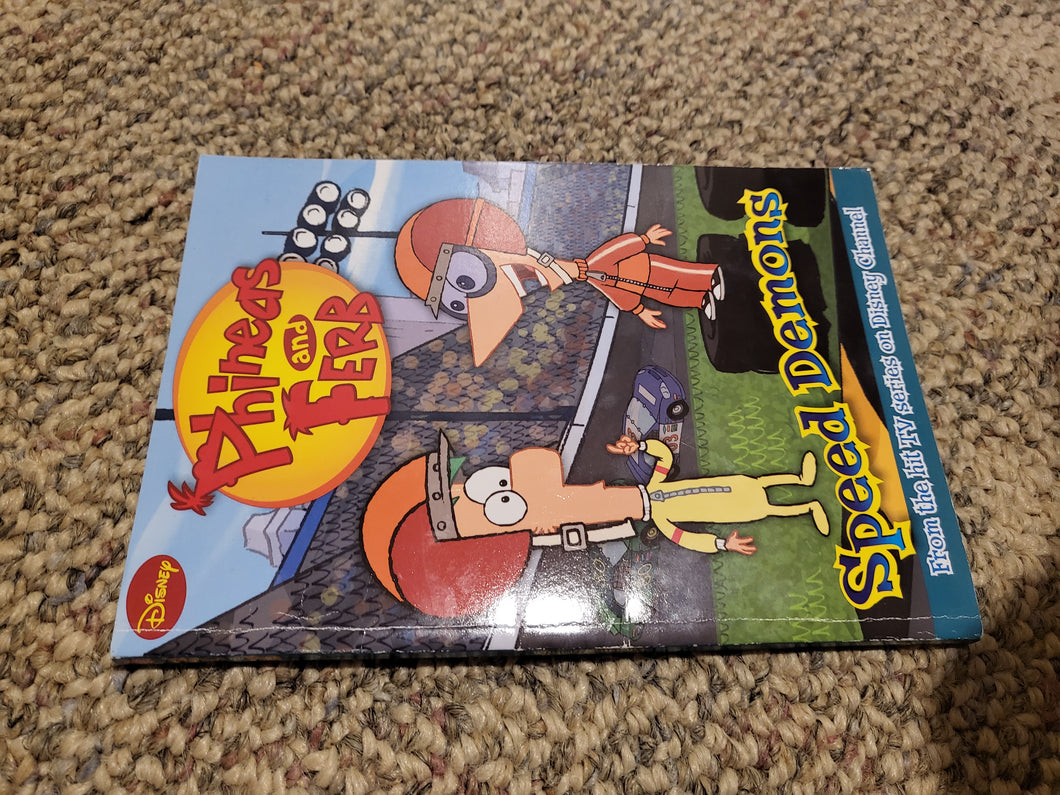 Disney Phineas & Ferb: Speed Demons w/Pictures