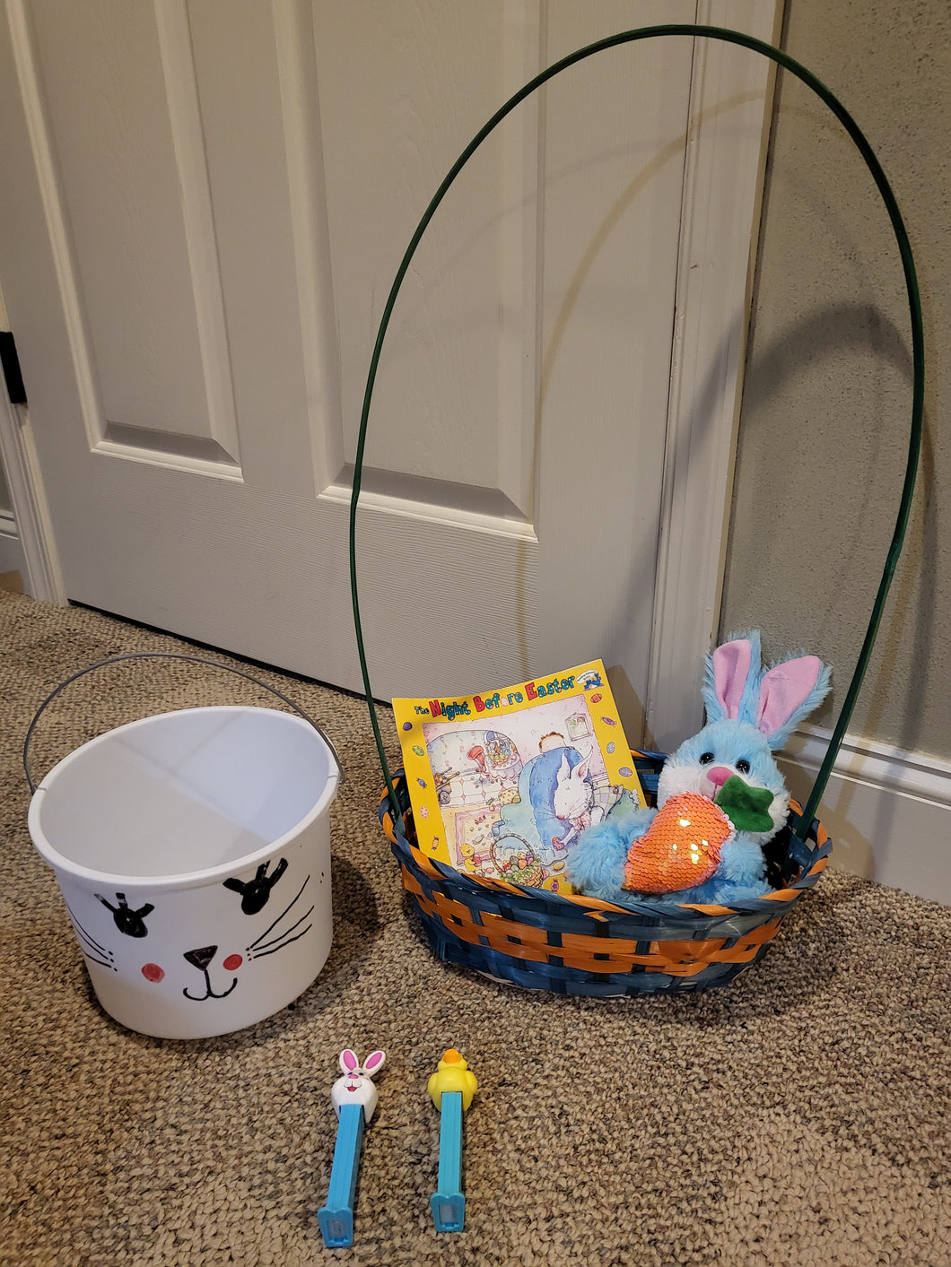 Night B4 Easter book Bunny, 2Easter Bskts