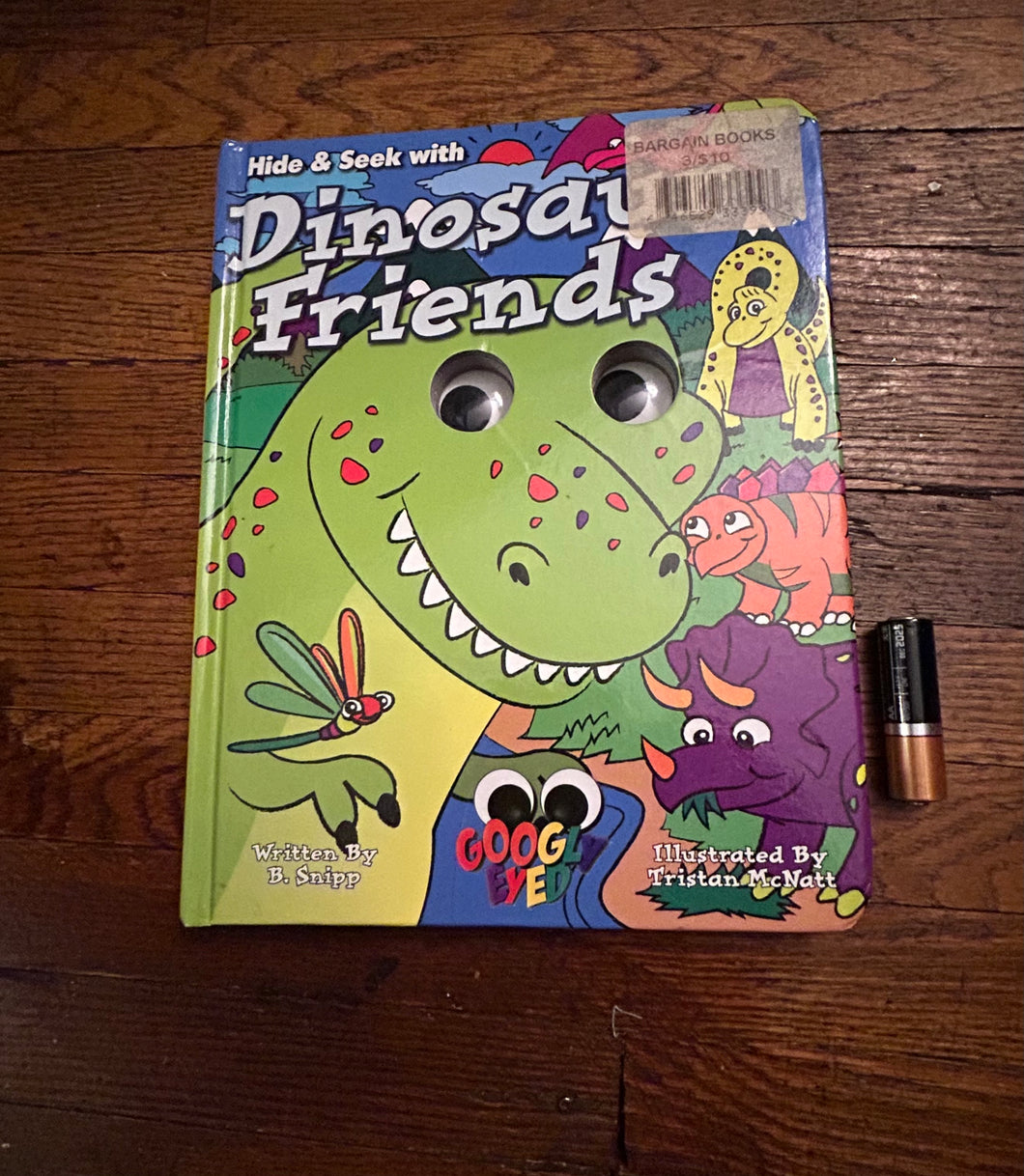 Dino friends google eyes