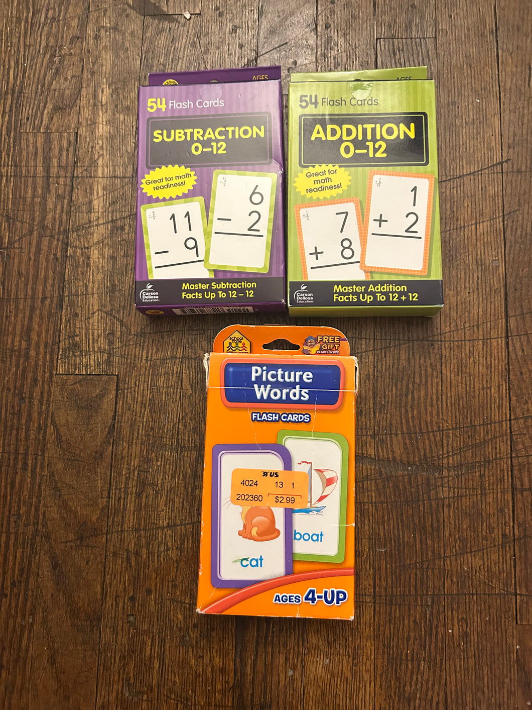 Lot of flash cards 3