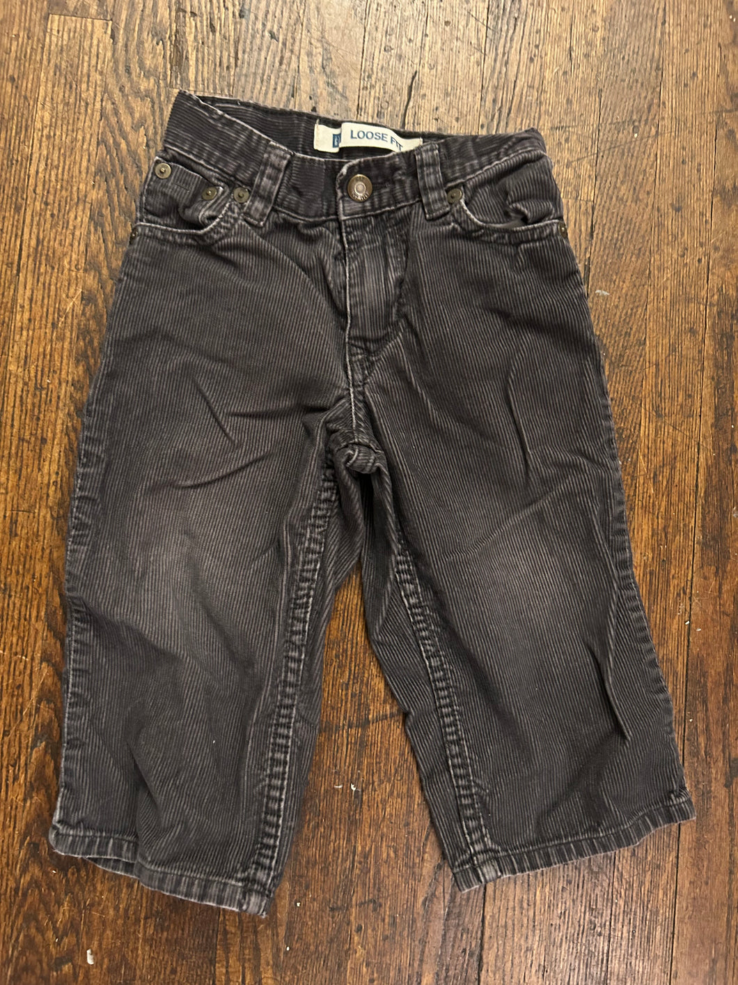 Gap corduroy pants Grey loose fit - size 18 Months