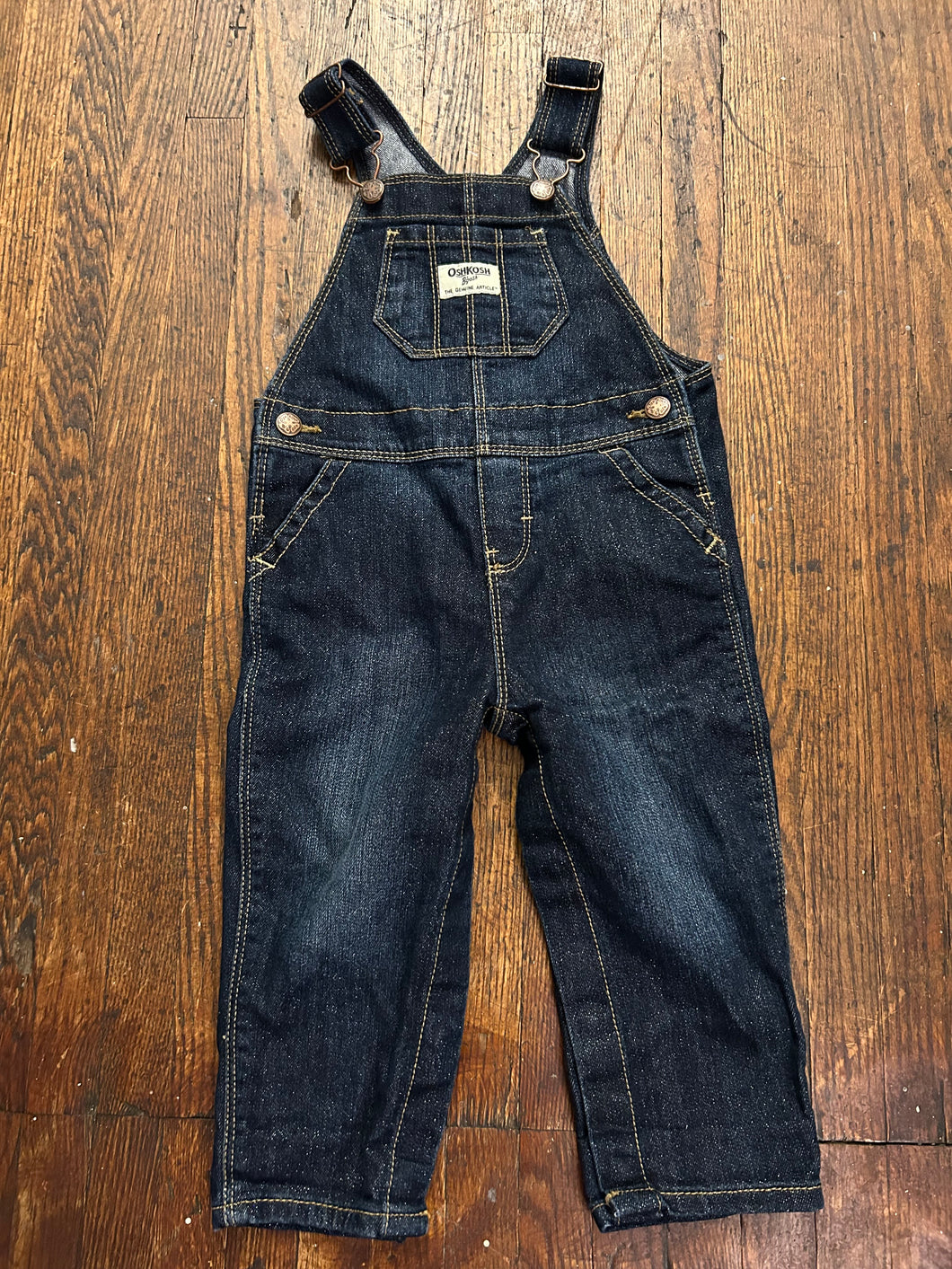 Oshkosh overalls denim - size 18 Months
