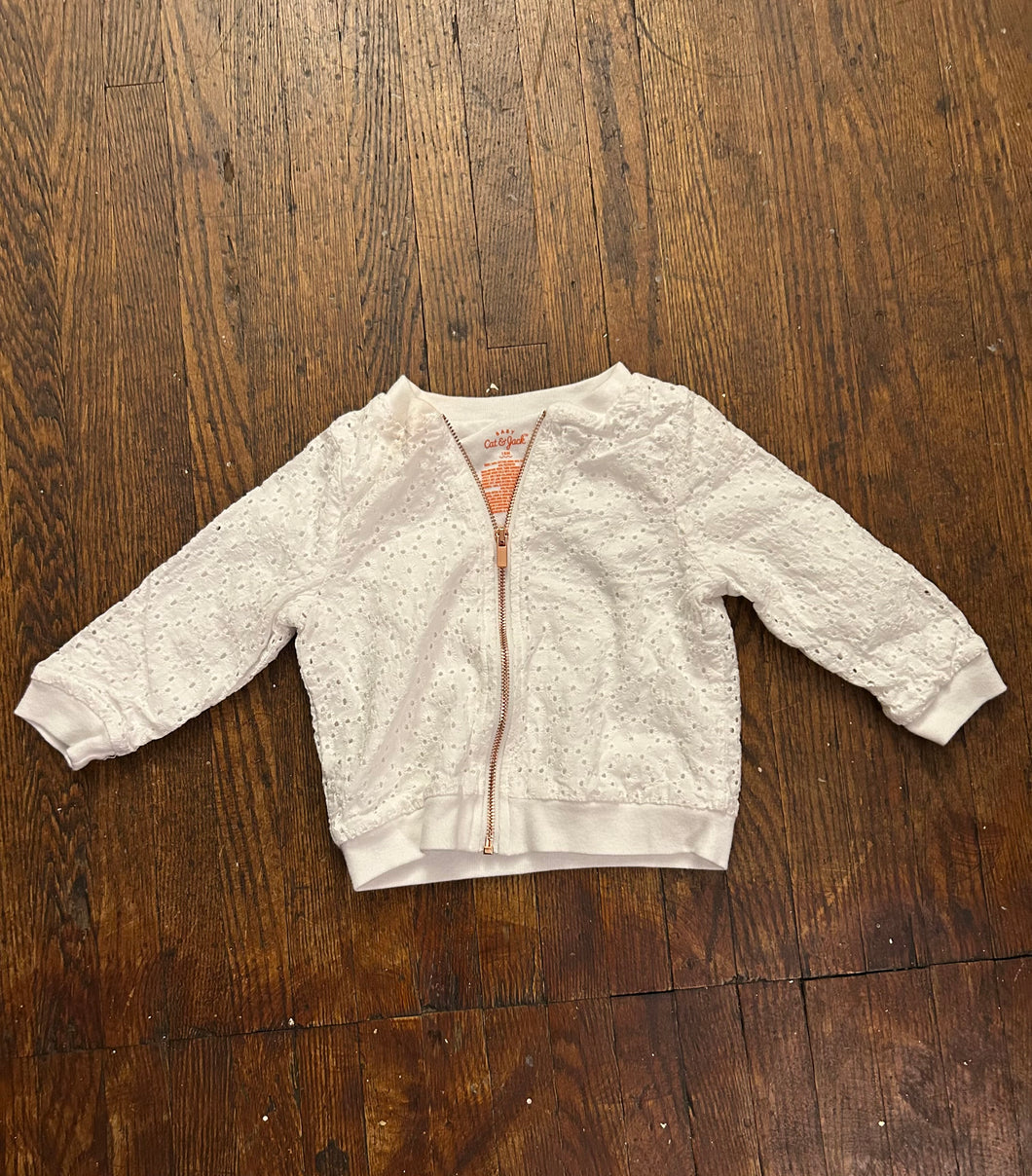 Cat and jack white Jacket - size 18 Months