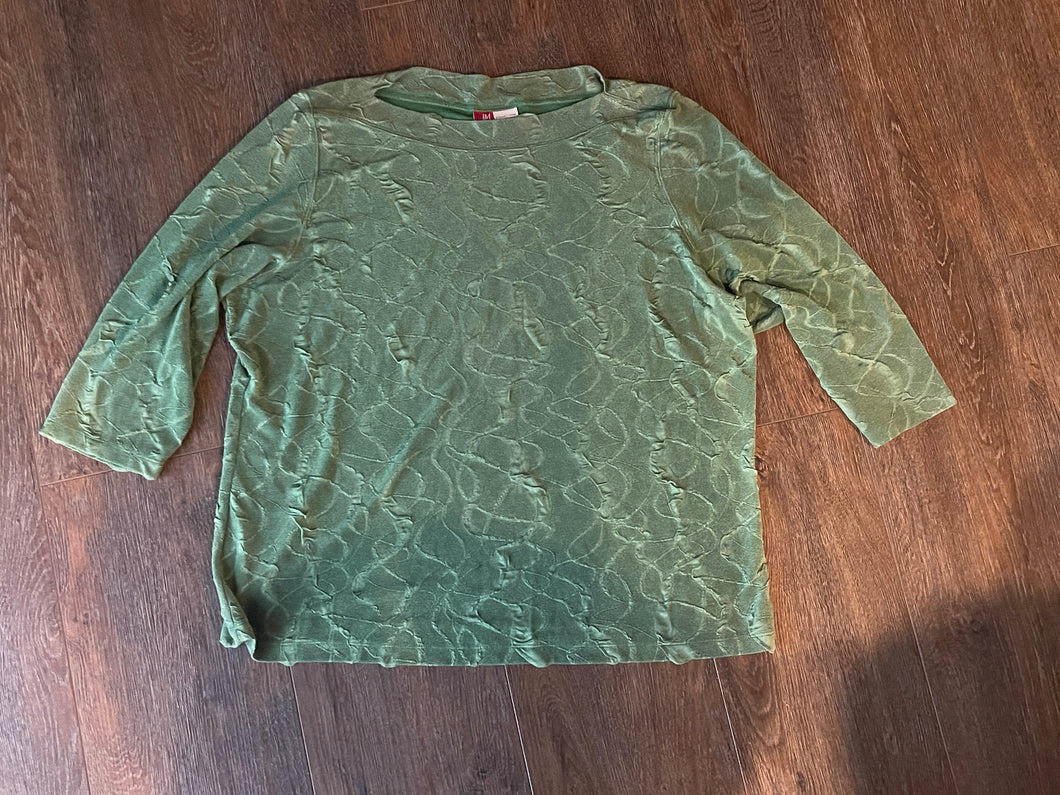 Jennifer Moore blouse green - size Women XXXL (24-26)