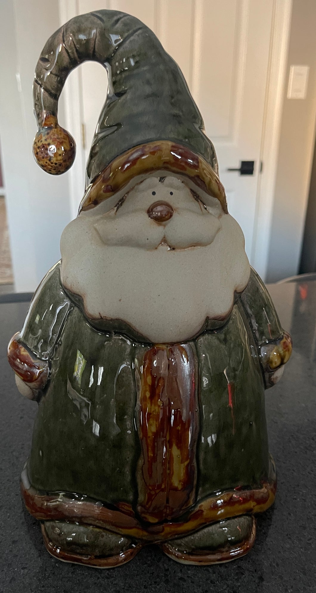 Ceramic Santa decor 13 tall