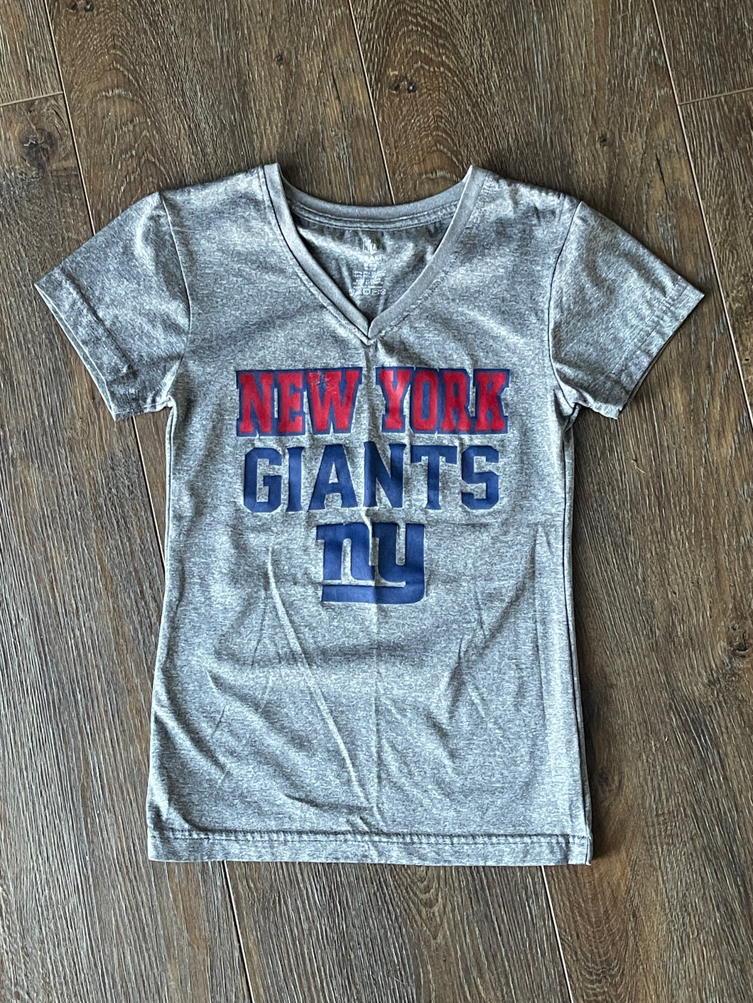 NY Giants tshirt NFL team apparel brand - size Kids 7