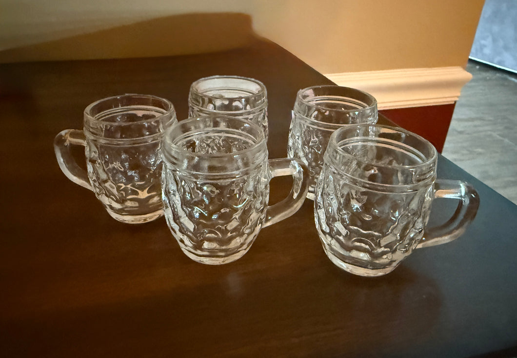 (5) mug shot glasses Glass