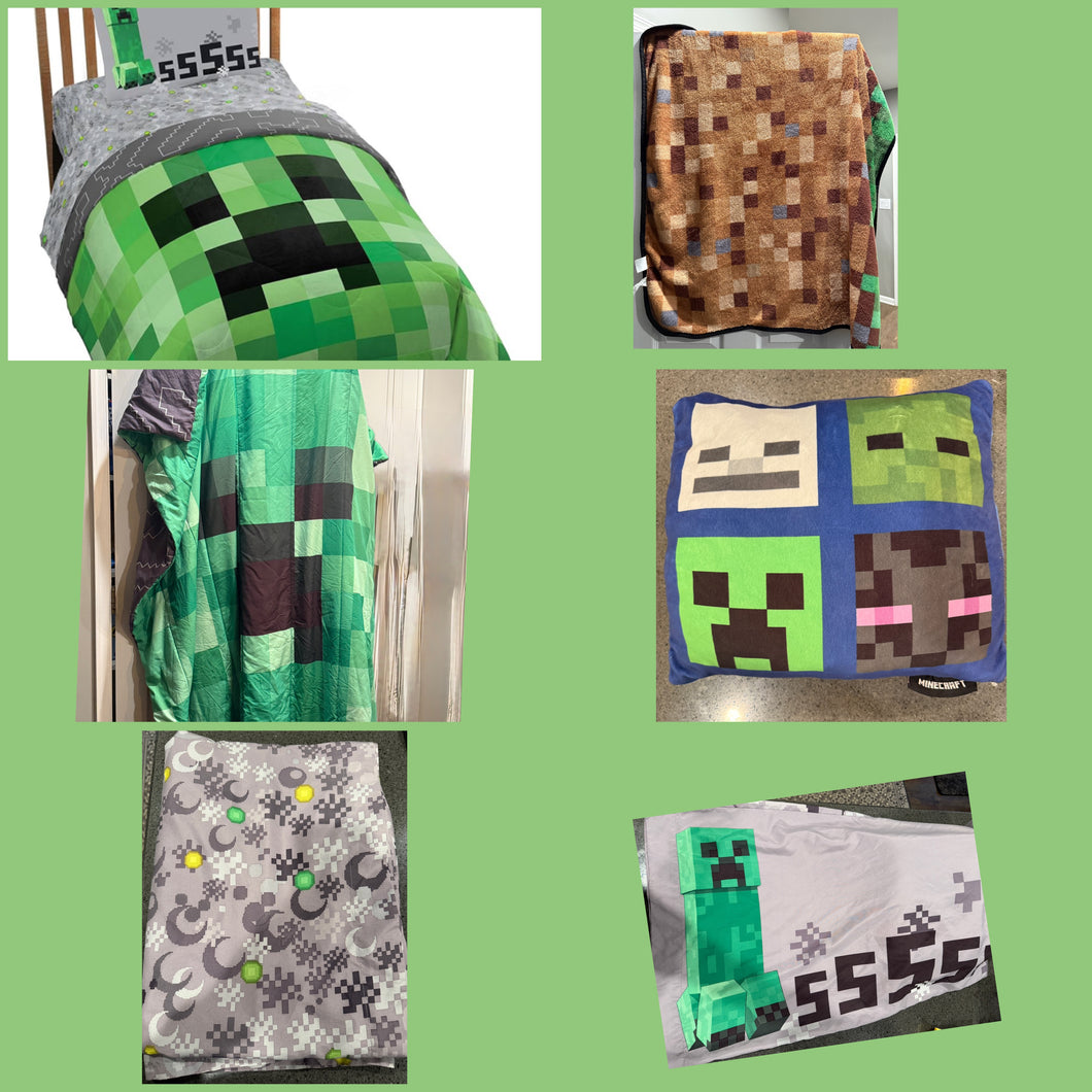 Minecraft Twin bedding Reversible comforter - size Twin