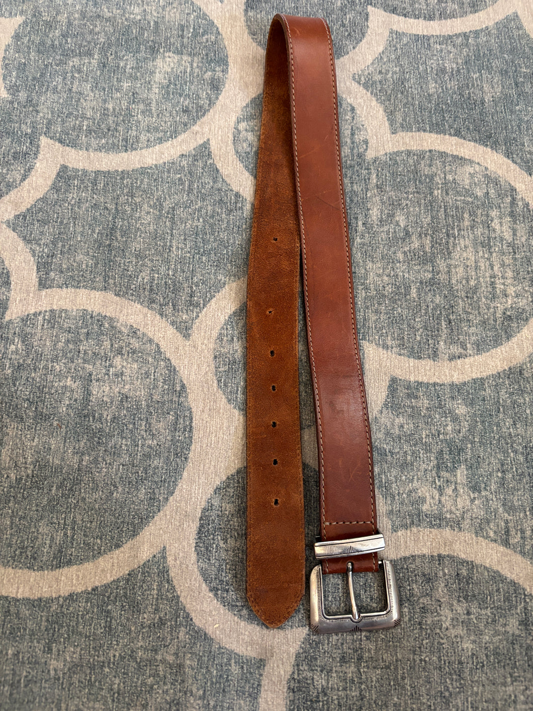 Men's Small Gap genuine Leather Belt-extra holes