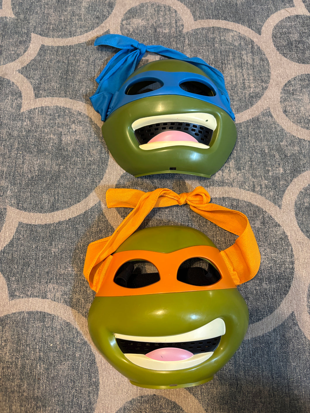 TMNT masks. Michelangelo and Leanard