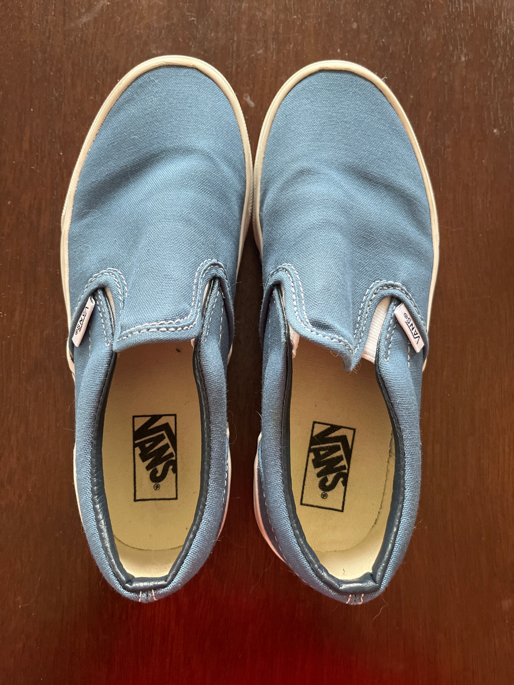 Vans, worn once Blue - size Shoes-youth  3