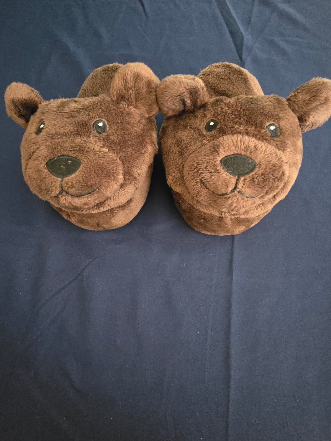 Brown Bear Slippers - size Shoes-Toddler 4