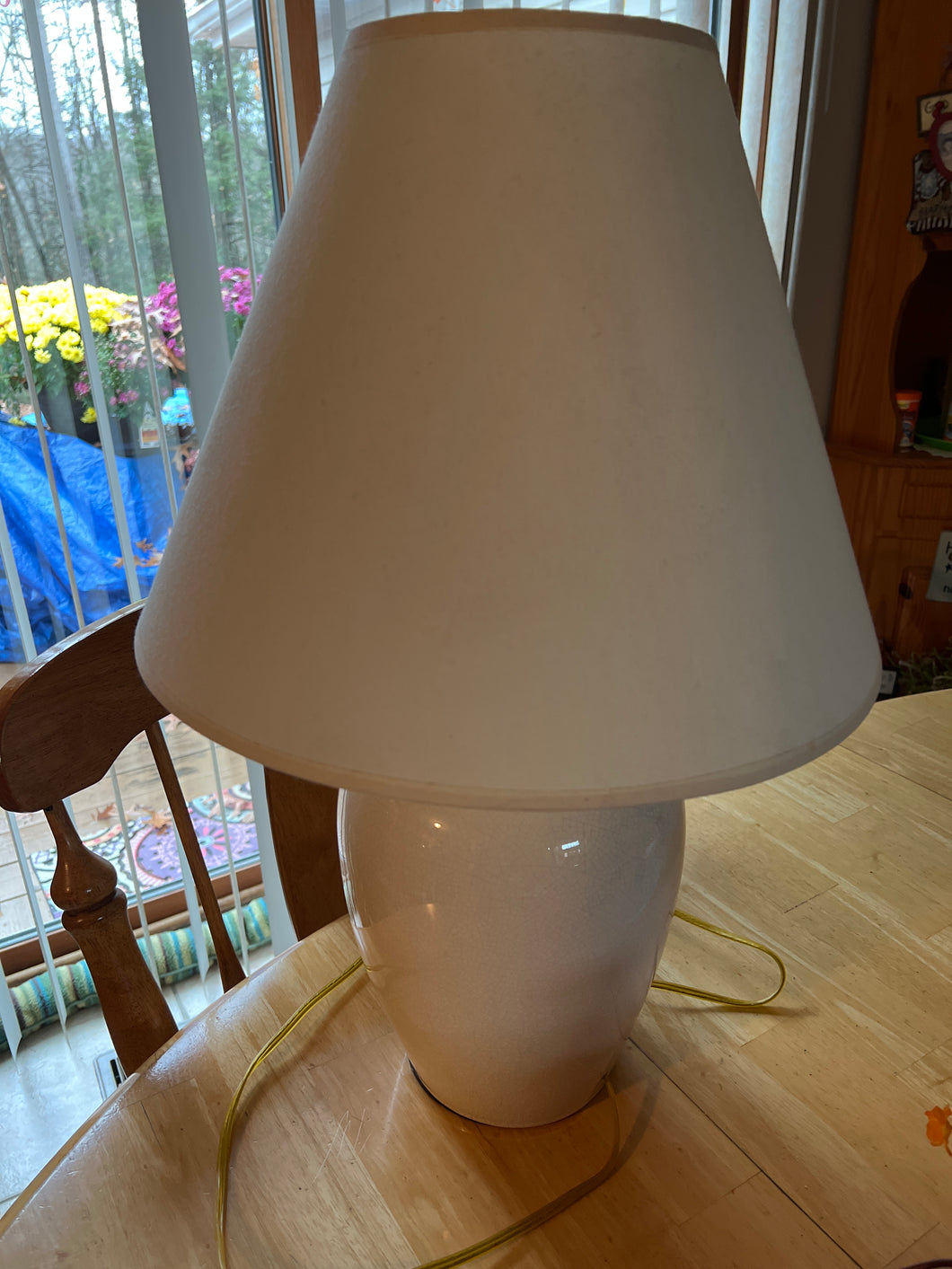 Cream Lamp