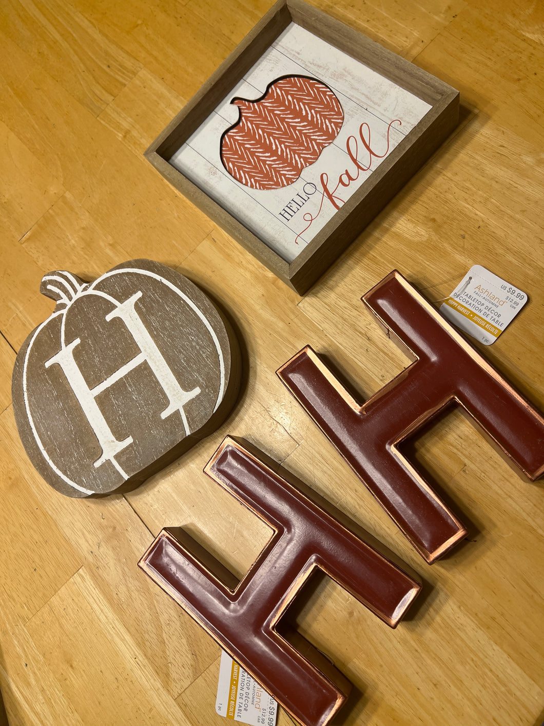 New 4pc Fall Decor