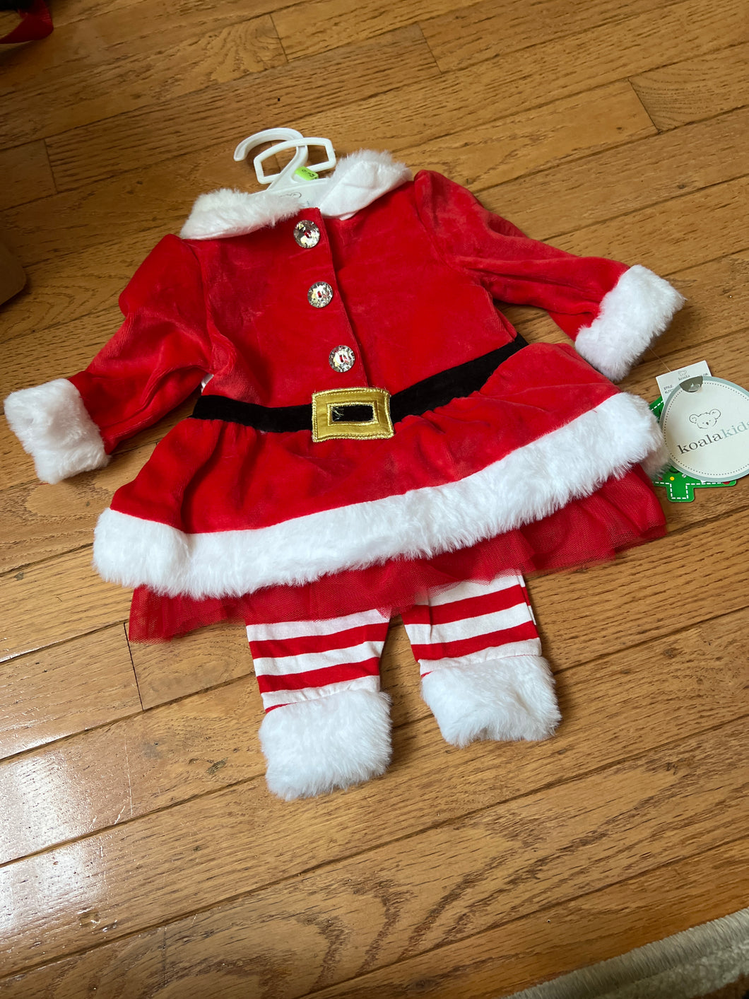 New Santa Outfit  - size 0-3 Months