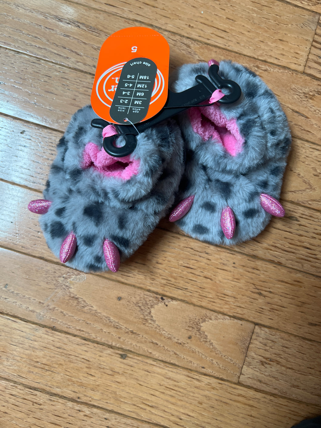 New animal slippers Wonder Nation - size Shoes-toddler 5