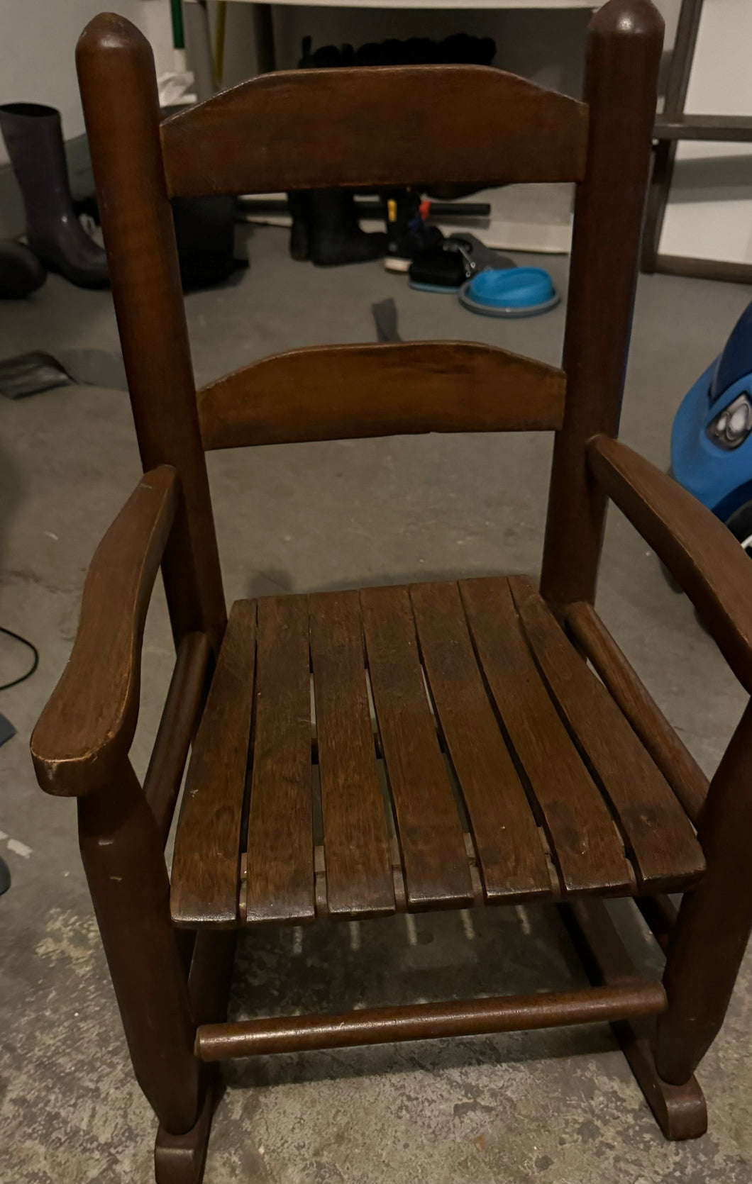 Wooden rocking chair Toddler solid oak wood