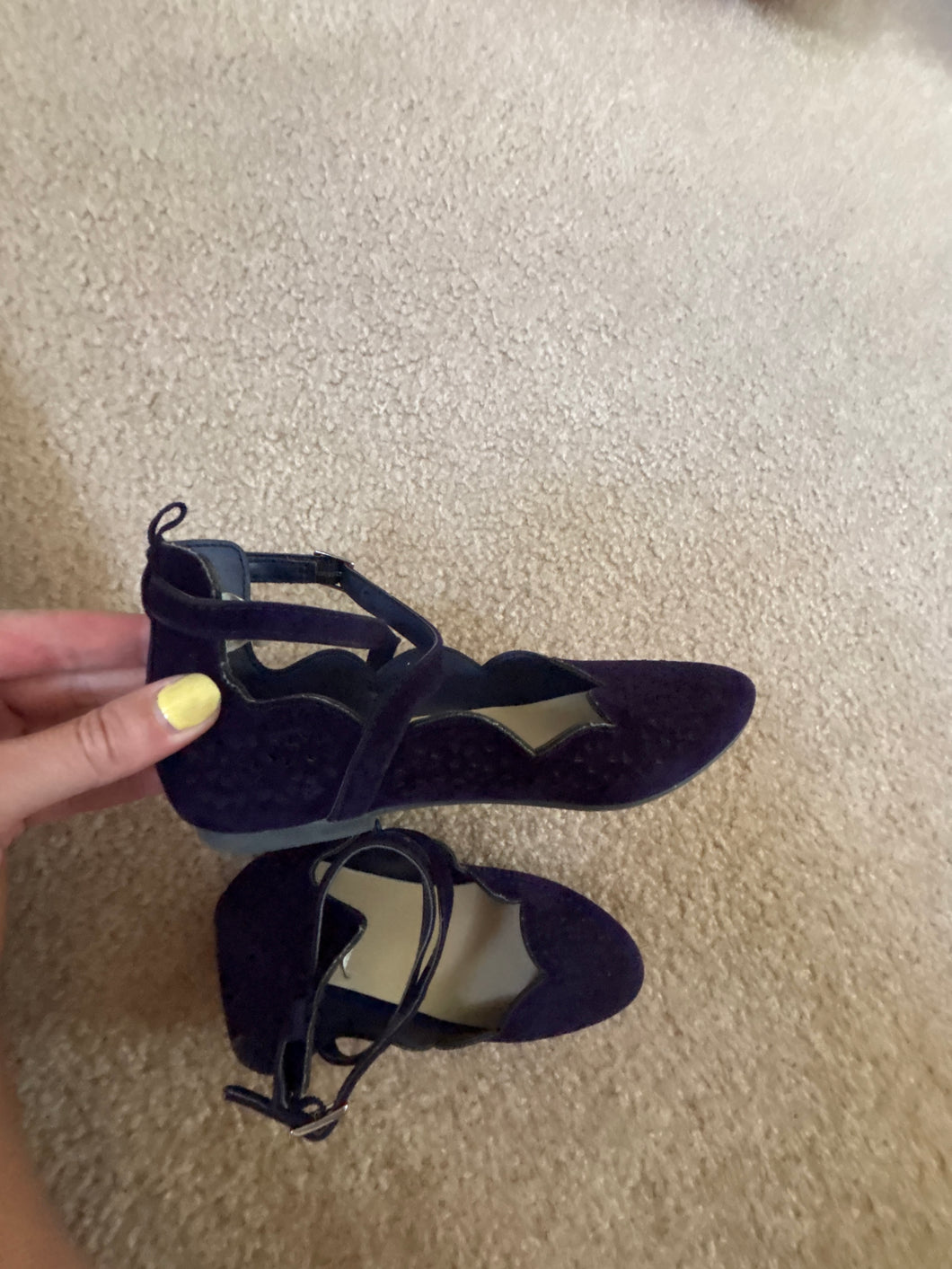 Gymboree navy dress shoes - size Shoes-youth   12