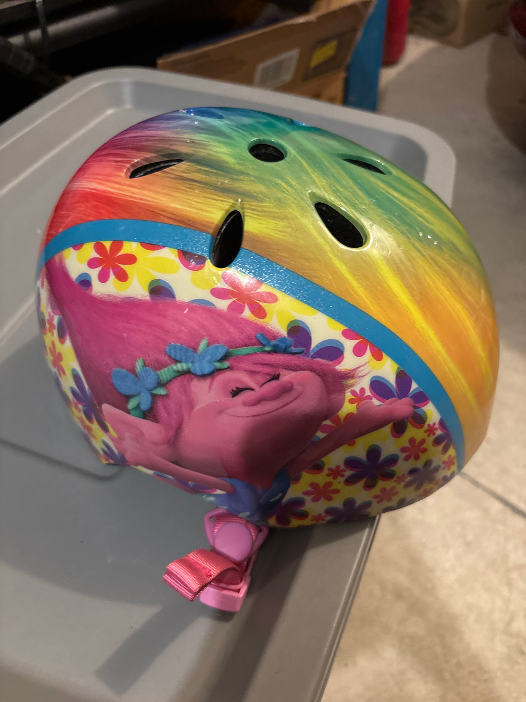 Youth Trolls Bike helmet Size small