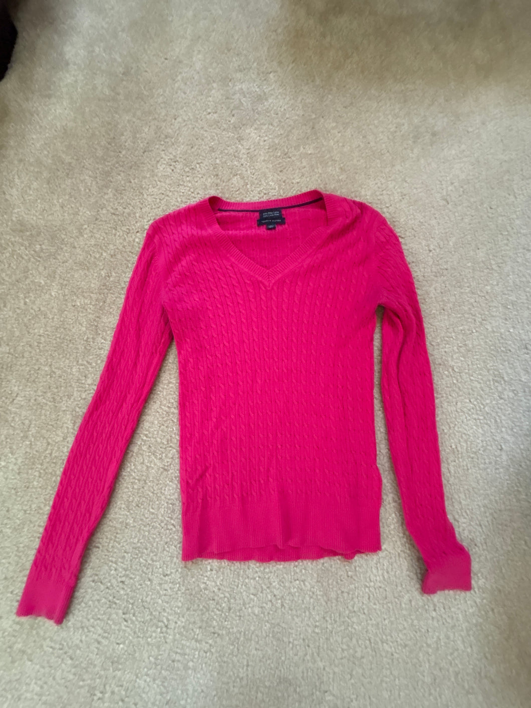 Tommy Hildiger pink sweater - size Women XS (0-2)
