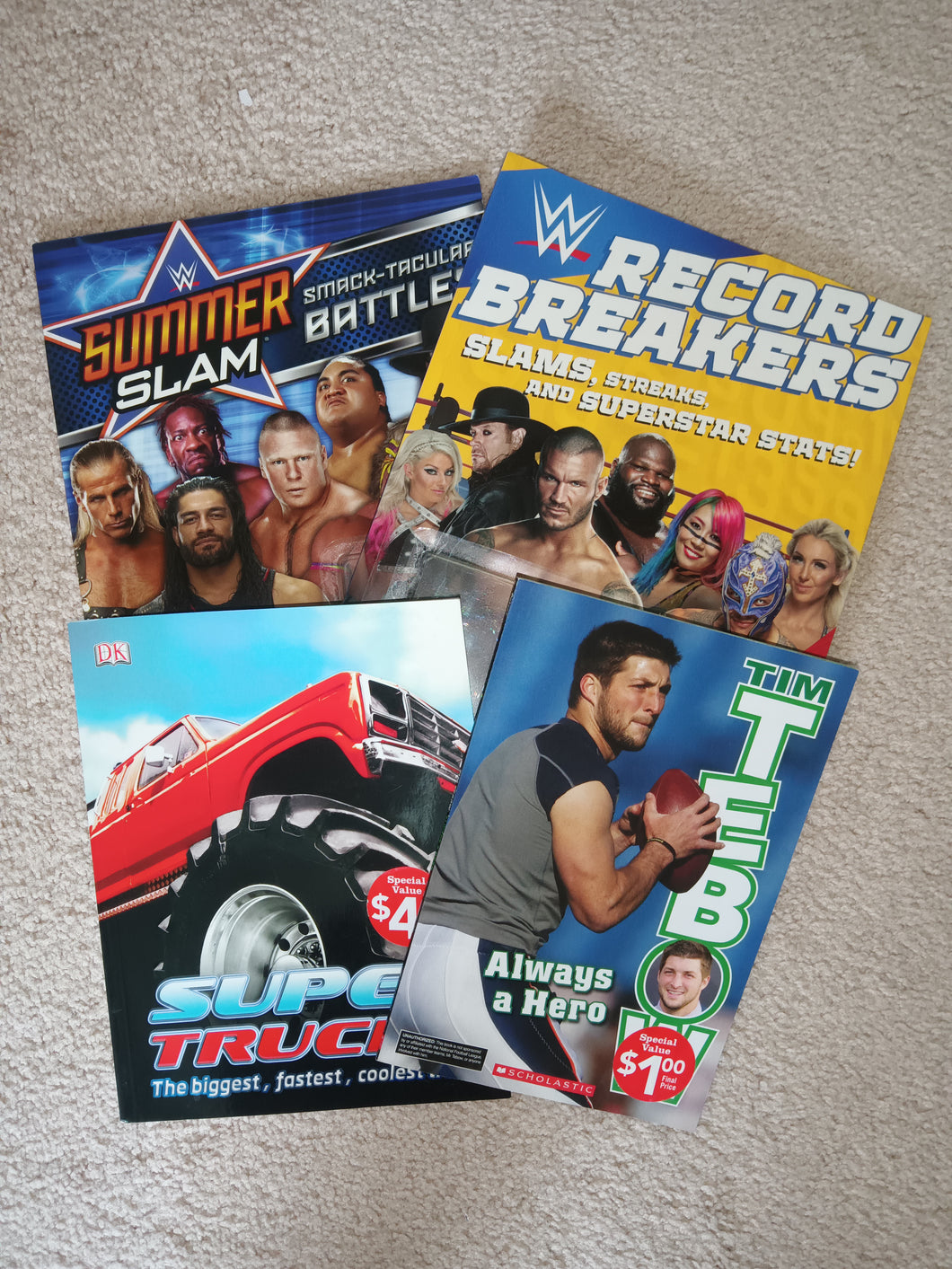 Wrestling, Tim Tebow, Trucks