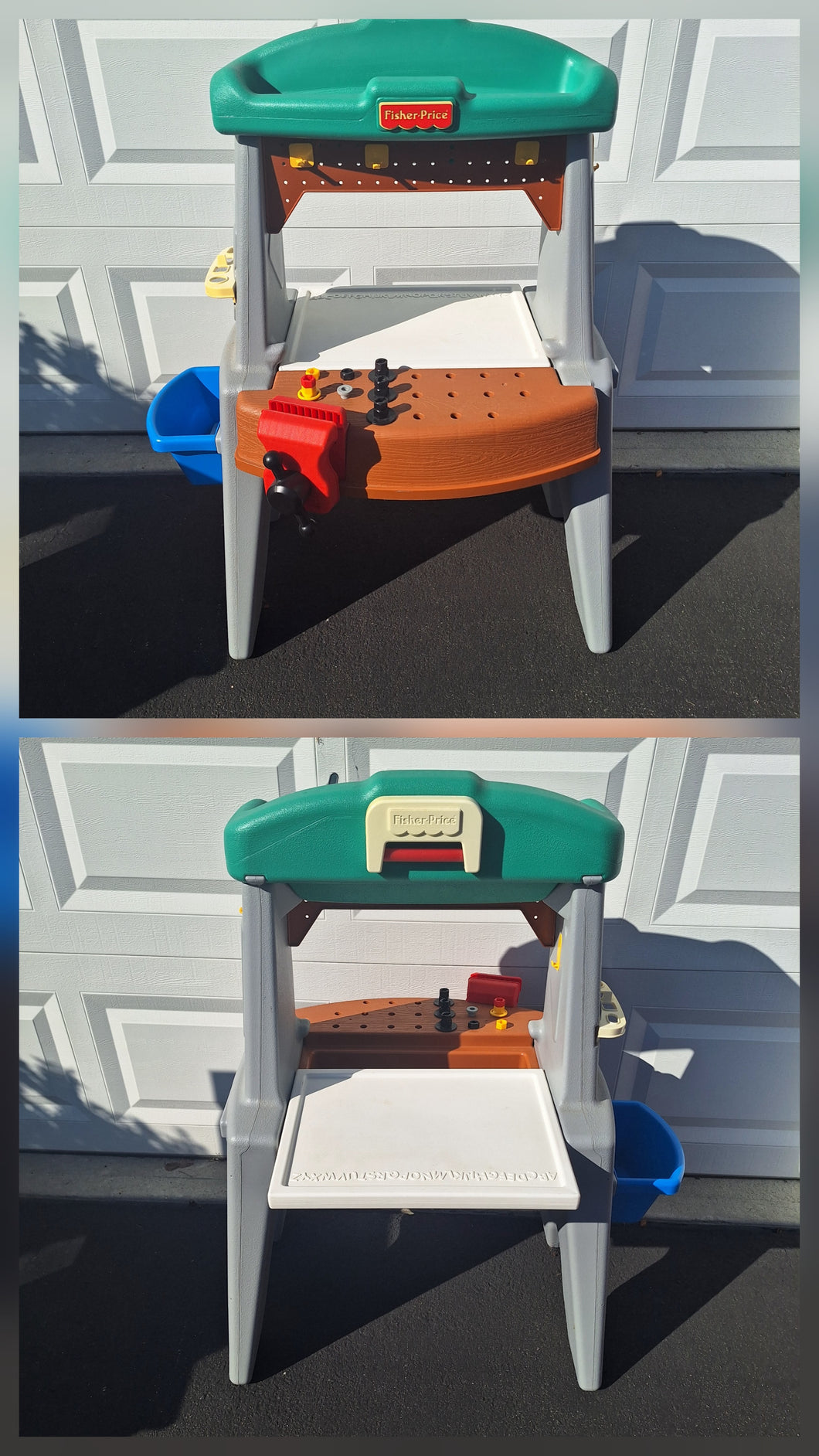 FISHER PRICE TOOL WORKBENCH COMES WITH TOO