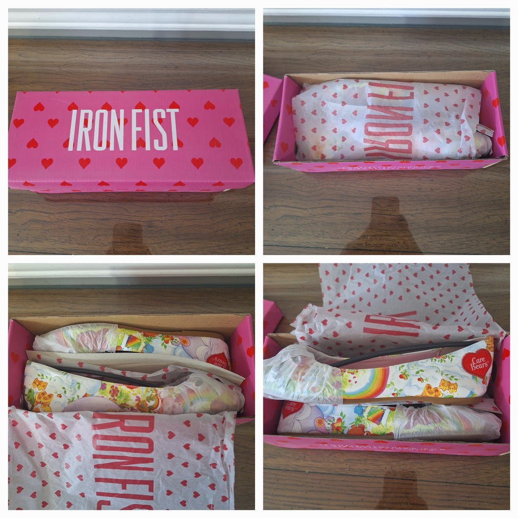 NIB IRON FIST CARE BEAR HEELS RETAILS FOR $40 - size shoes-youth 5