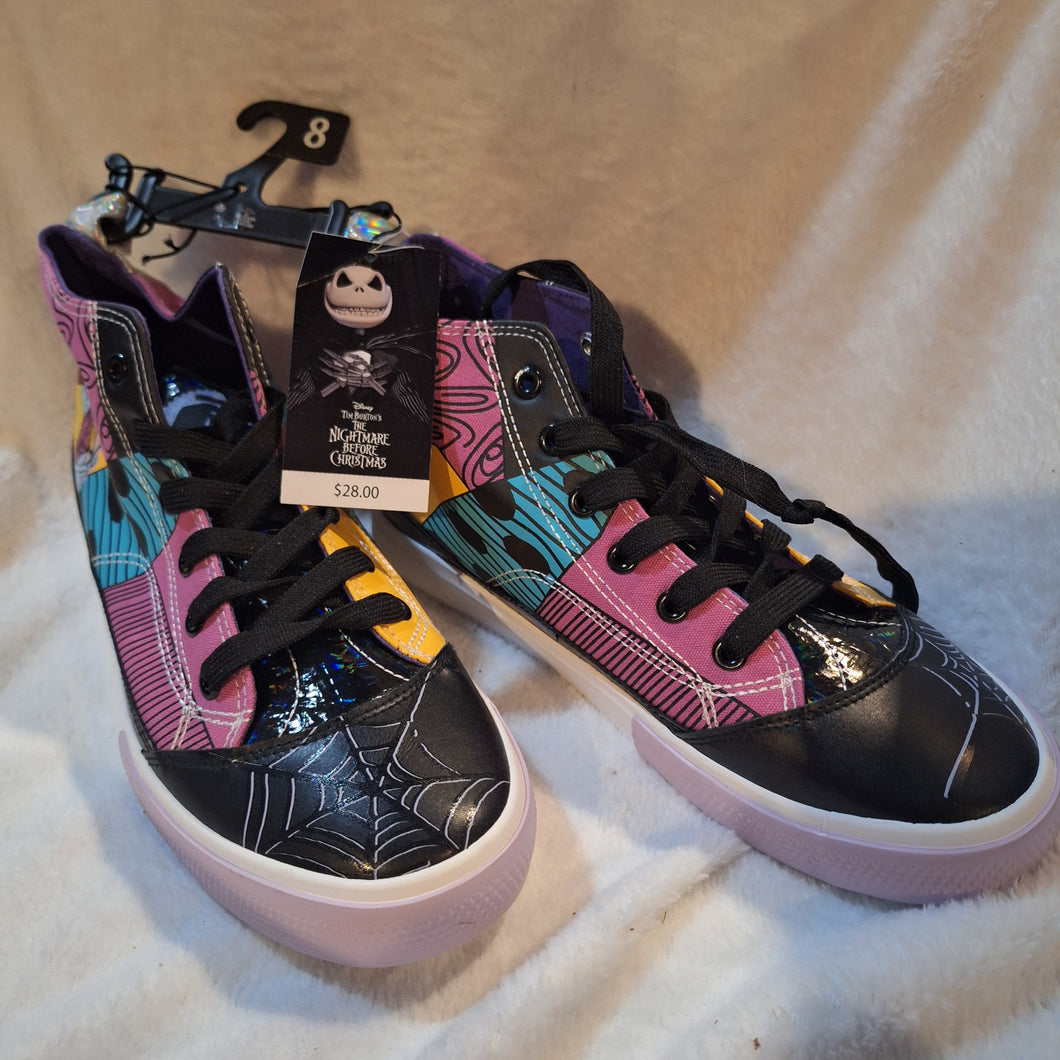 NWT NIGHTMARE BEFORE CHRISTMAS HIGH TOPS - size Shoes-Womens 8