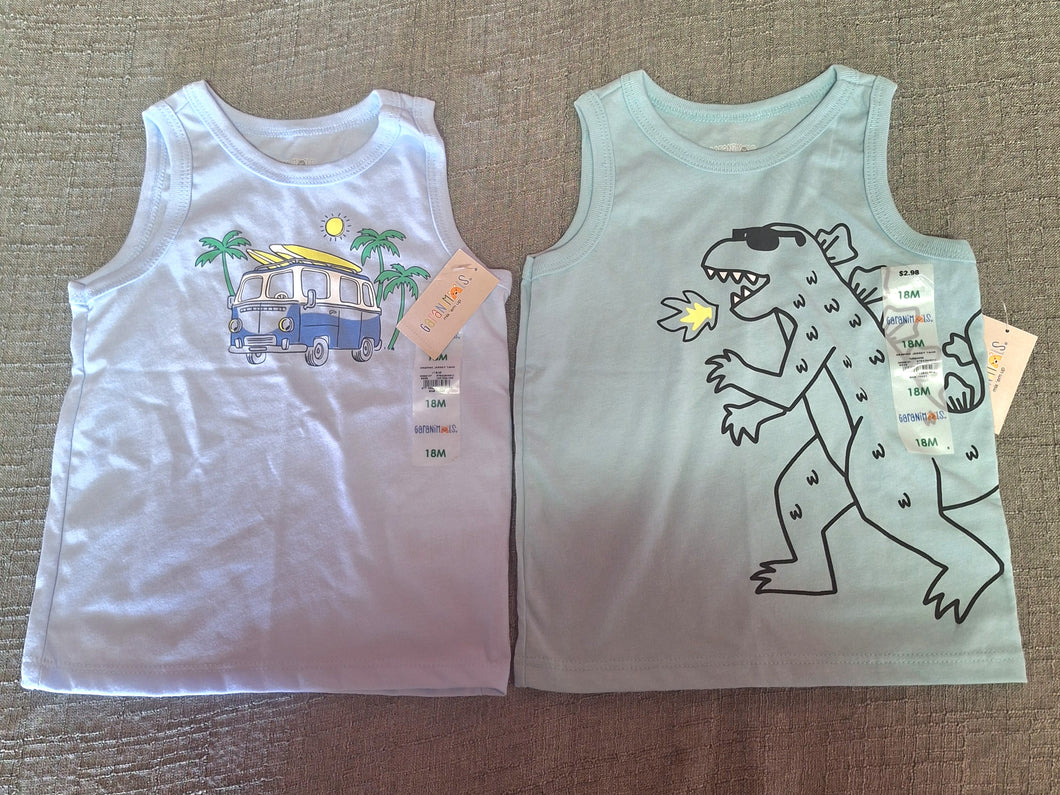 NWT GRANIMALS DINO TANK TANK VAN TANK 18M - size 18 Months
