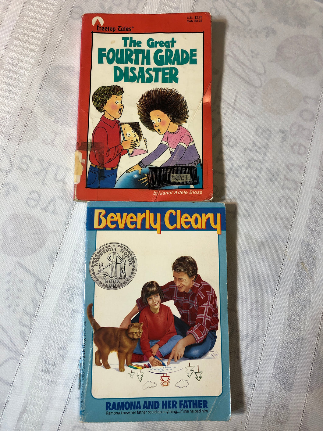 Ramona & Her Father & 4th Grade Disaster-2pk