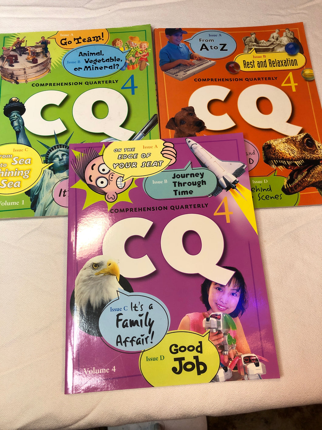 Comp Quarterly  3 pack Volume 1,2 & 4- 32 pages