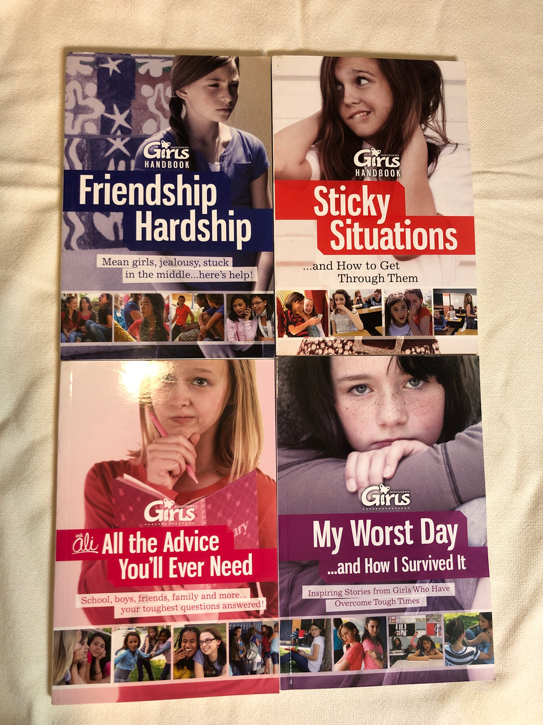 Discovery Girls set of 4 Friendship/Advice
