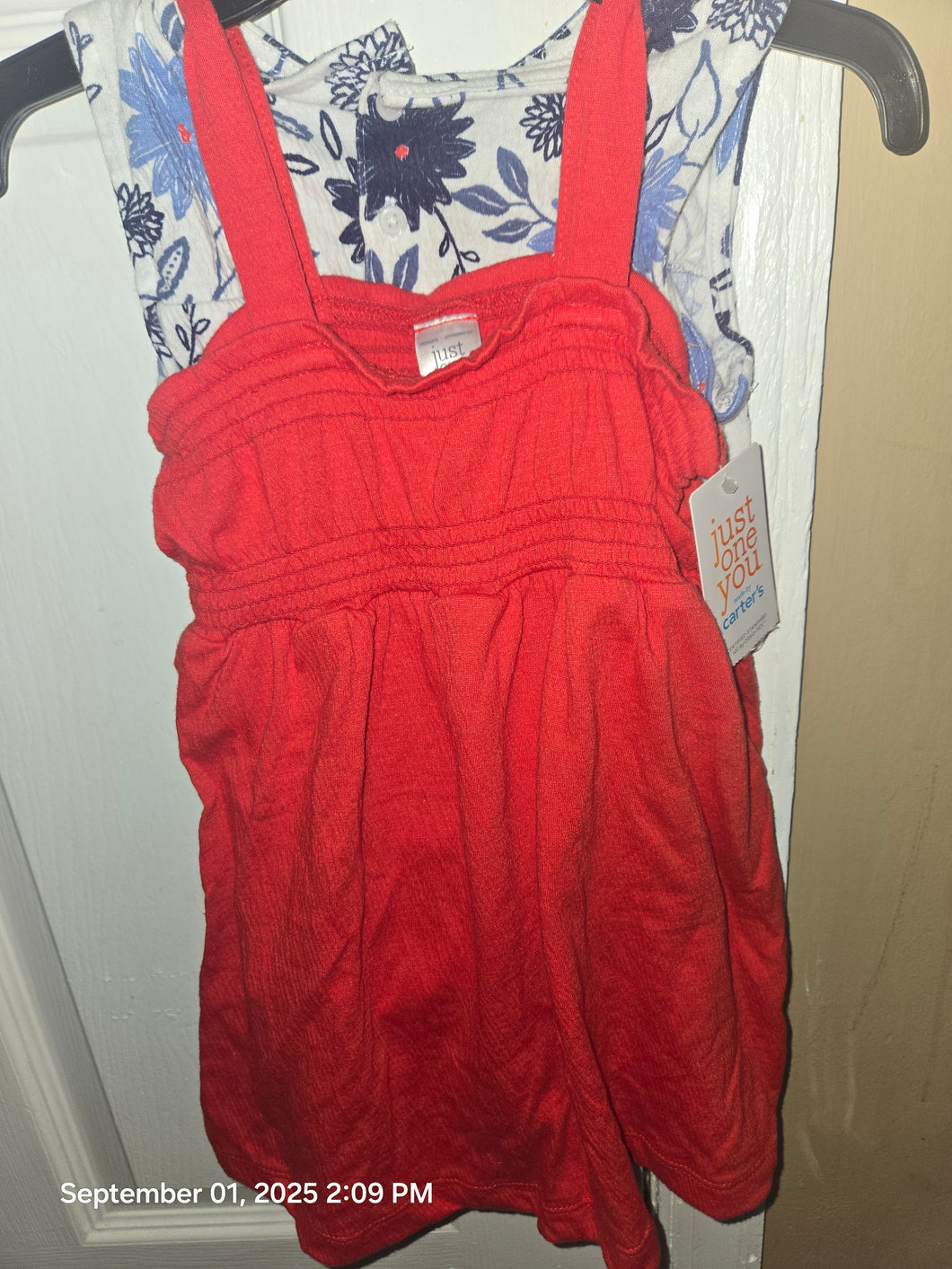 Just One you Carters NWT 2pc Dress and Onesie New - size 18 Months