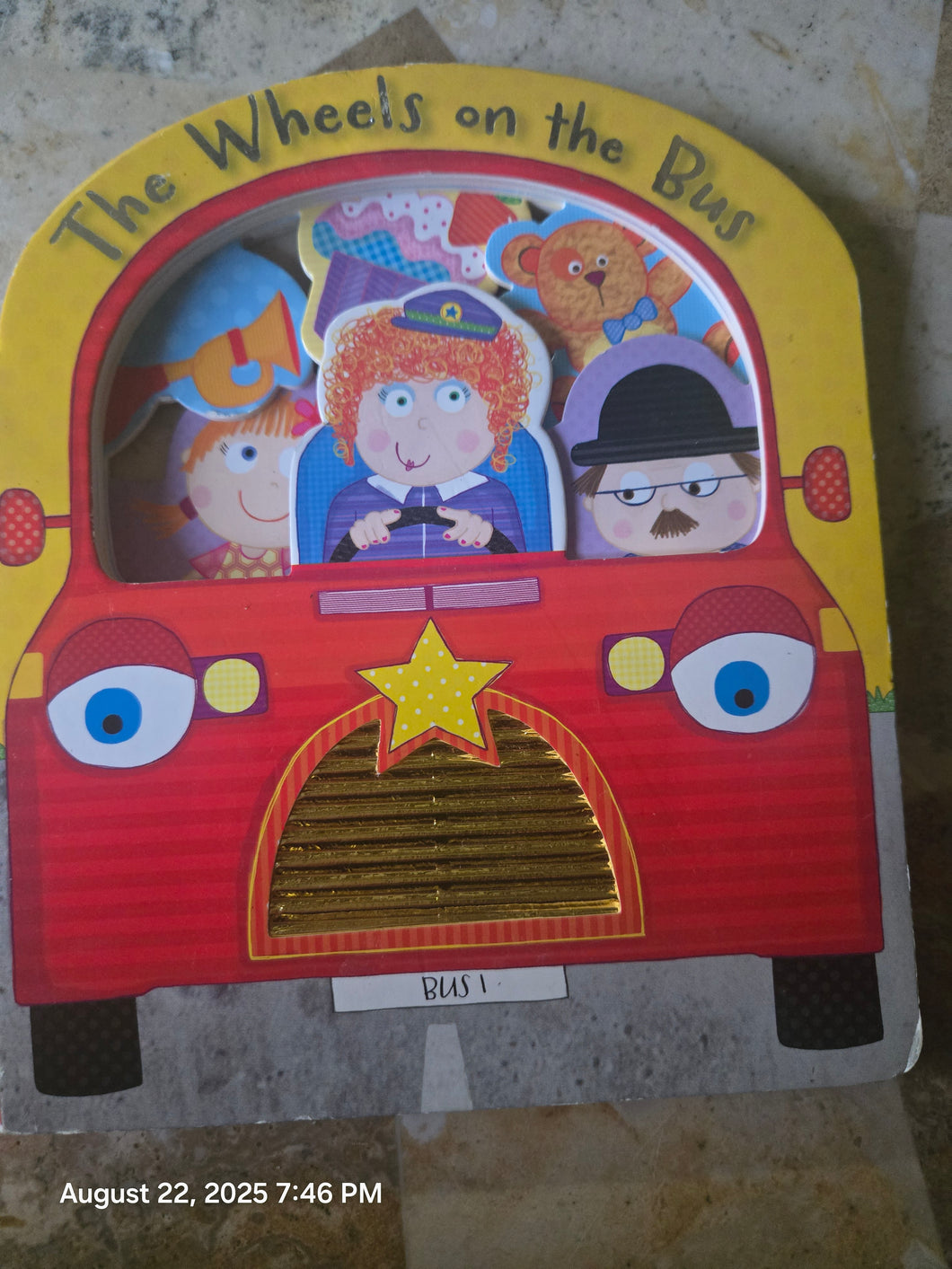 The Wheels On The Bus Boardbook Children's Son