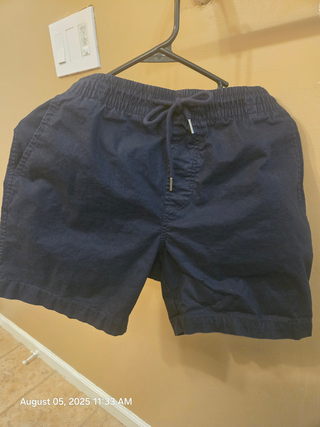 Aeropostale Navy Blue Uniform Joggers Shorts - size Mens S