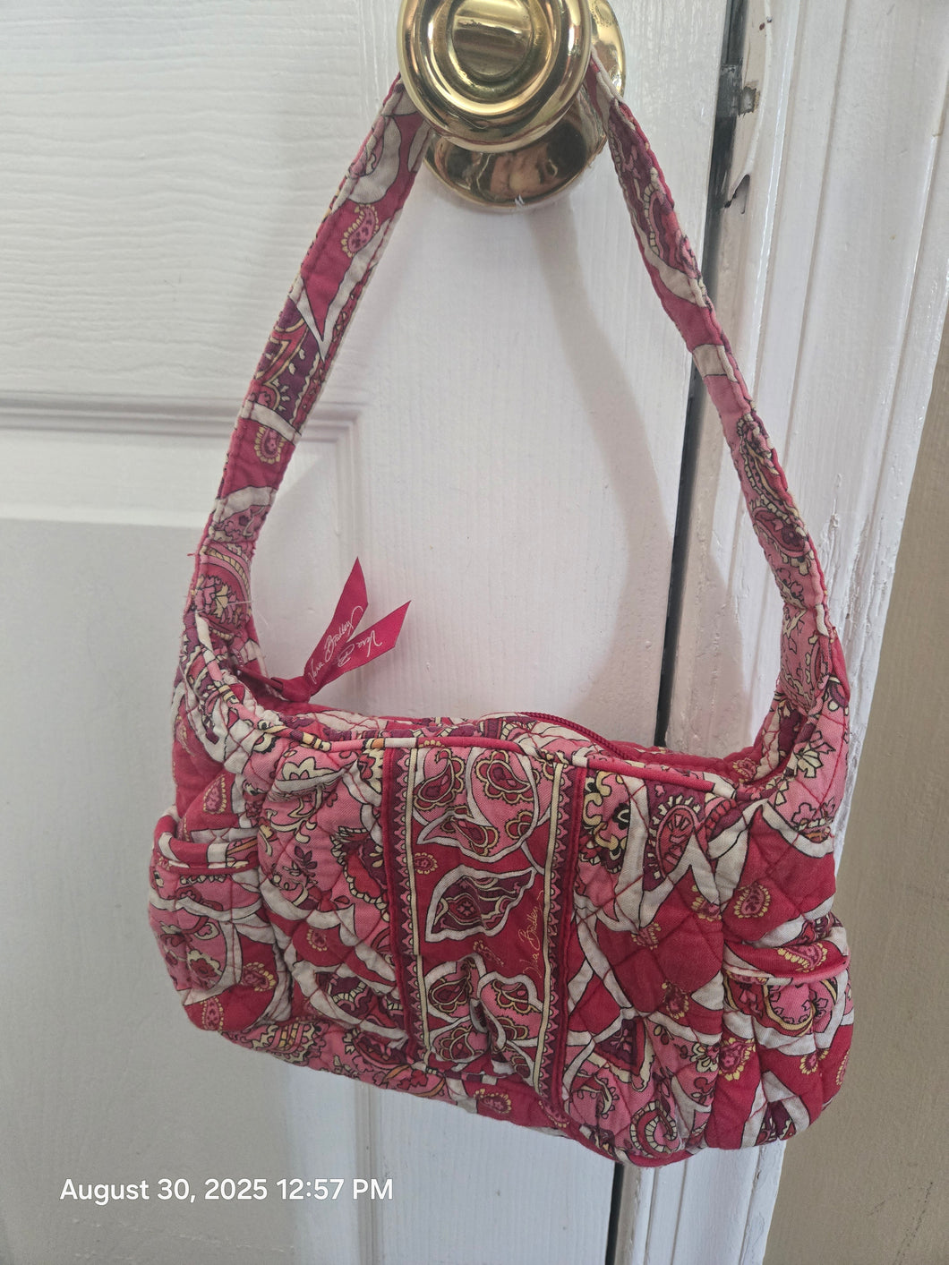 Vera Bradley Red Handbag Purse Pocketbook Small