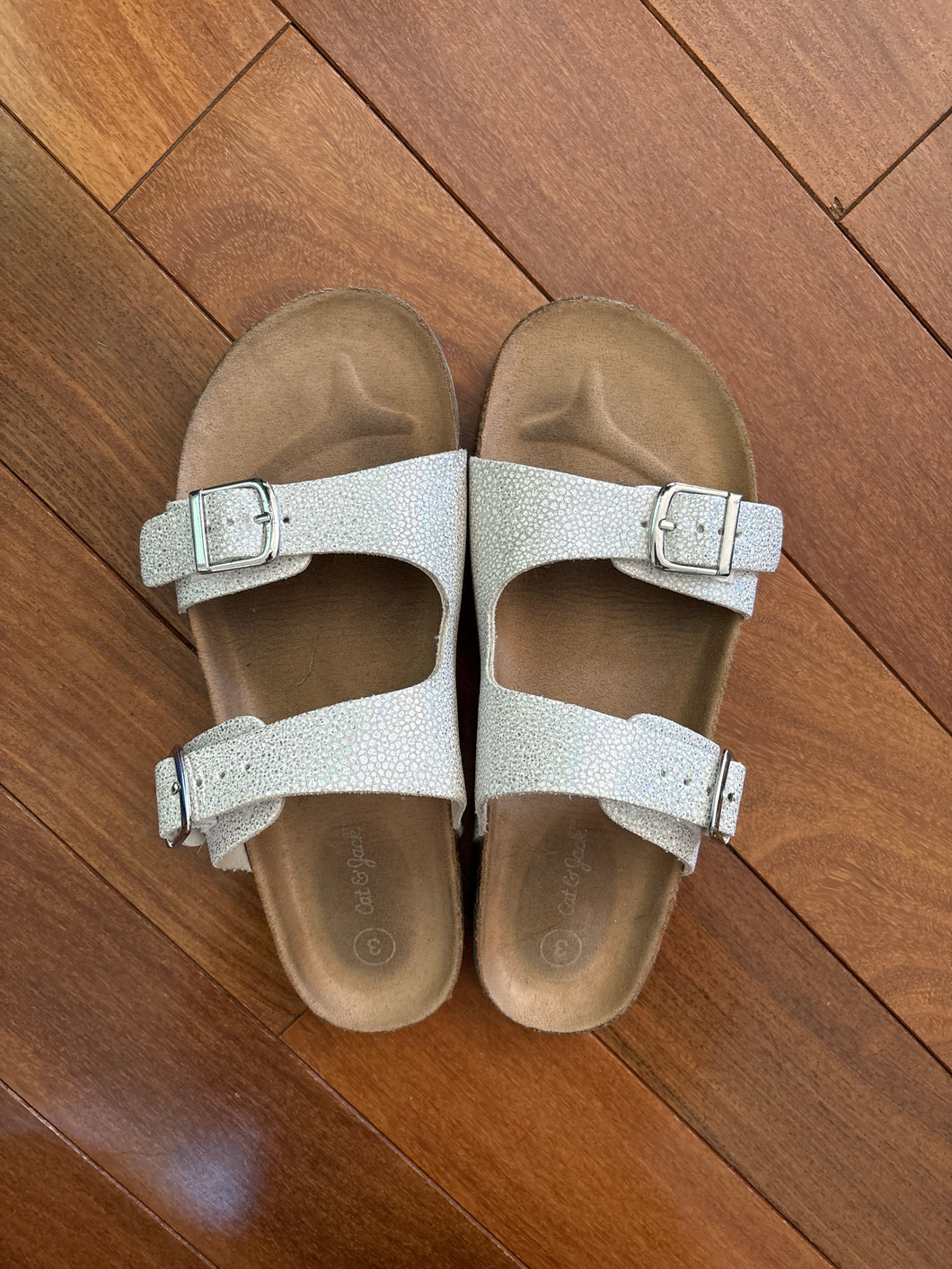 Glitter Skides Cat & Jack - size Shoes-youth  3