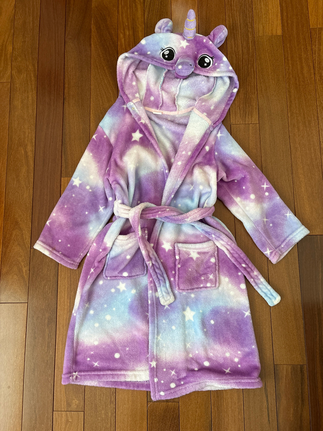 Unicorn Bath Robe Size 7Y-9Y - size Kids 7